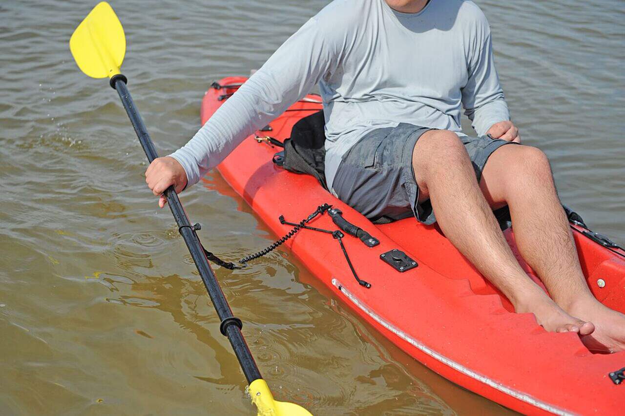 Generic Kayak Boat Canoe Paddle Leash Fishing Rod Coil / Tether