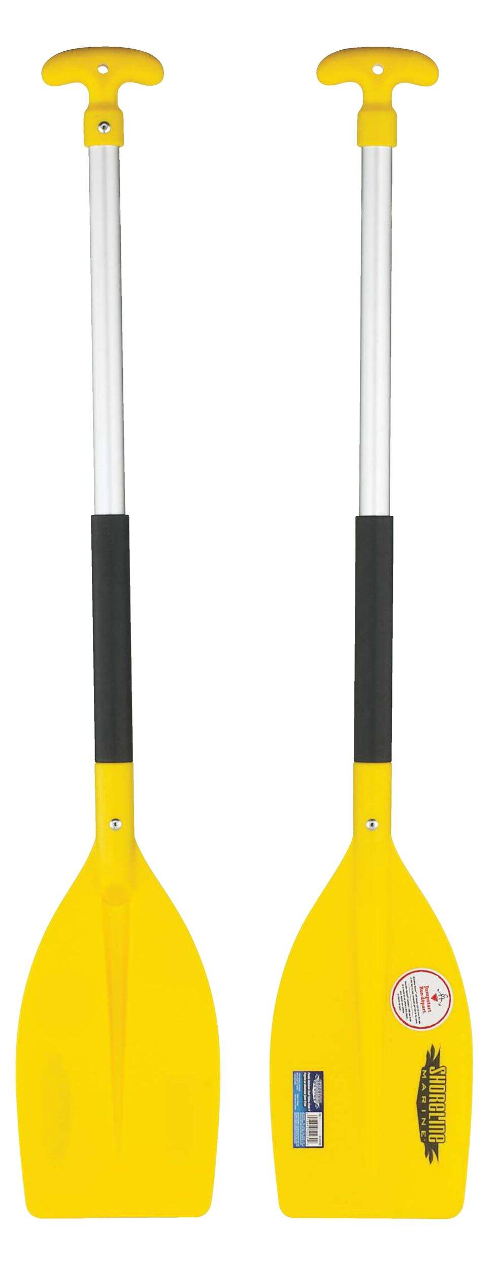 Pagaie nautique en aluminium Shoreline Marine pour canot et bateau, pale jaune, 91,4 cm (36 po) Composite_or_Mixed