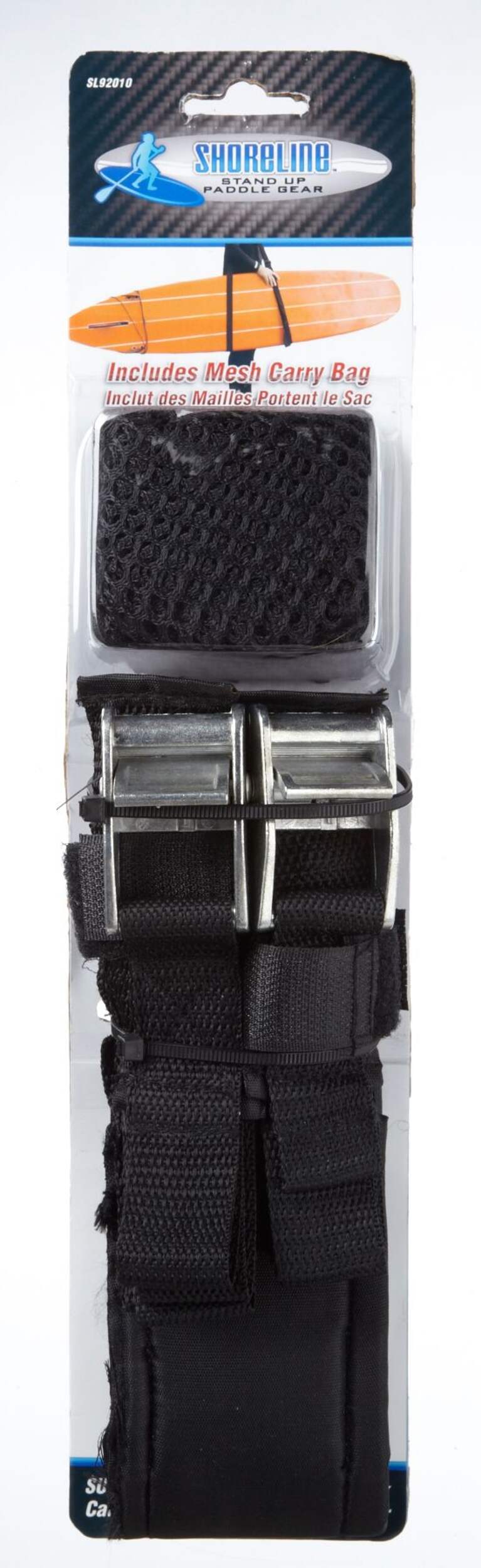 Invincible Marine Adjustable Stand Up Paddle Carry Strap with Buckles Front_Flat