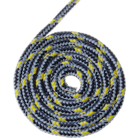 Blueline Reflective Boating Utility Rope, 1/2-in x 50-ft