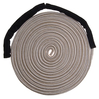 Blueline Mooring Nylon Dock Line/Rope, with Chafe Guard, White, 1/2-in x 30-ft
