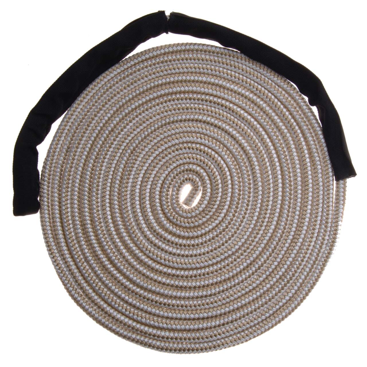 3/8 x 20' Gold/White - (2 Pack) - REFLECTIVE Double Braided Nylon