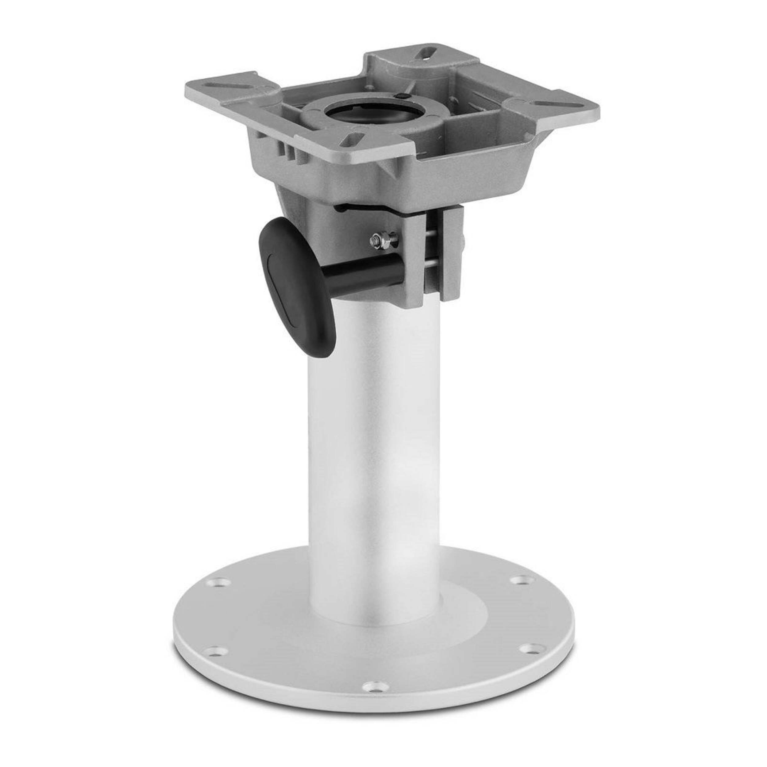 Leopard Adjustable Bell Boat Seat Pedestal Mount, 14 to 20-in Front_Three_Fourths_Angled_Right