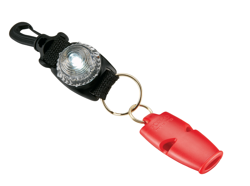 Fox 40 Adventure XP LED Light & Micro Whistle Combo, Assorted