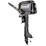 Coleman 5HP Outboard Motor Back_Angled_Left