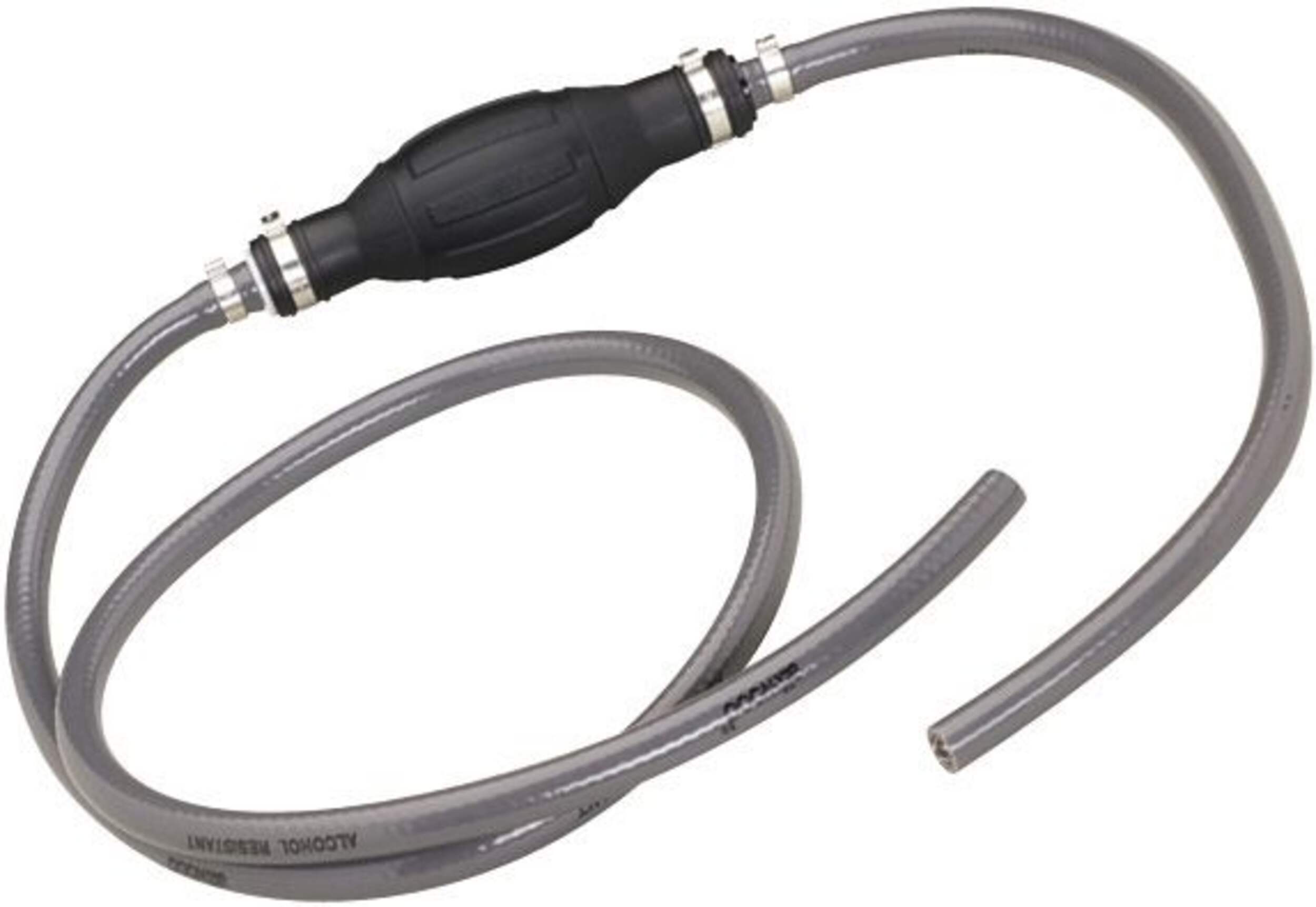 Scepter Attwood Universal Boat Fuel Gas Line for Marine RV, 3/8-in x 6-f (0.95 cm x 1.82 m), Gray Overhead_Plunge