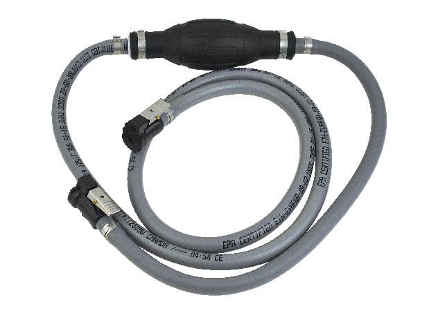 Attwood Quick-Connect Boat Fuel Line for Use with Johnson / Evinrude  Outboard Engines, 3/8-in x 6-ft