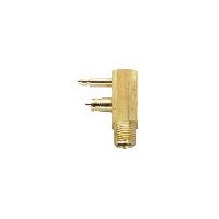 Brass Tank Fitting Male NPT Thread, for Use with Mercury/Yamaha Engines, 1/4-in Front_Flat