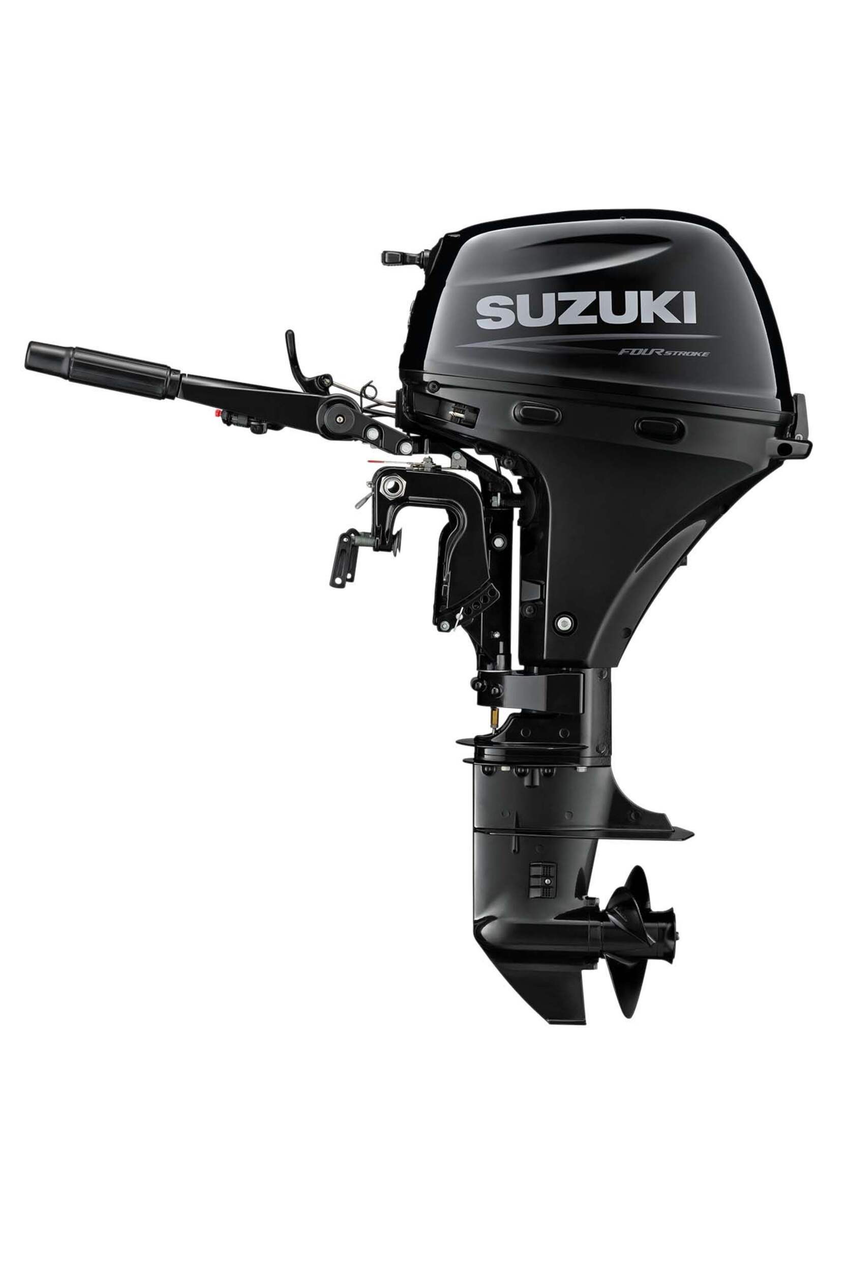 Suzuki Short Shaft Outboard Motor, 9.9 HP Side_Left