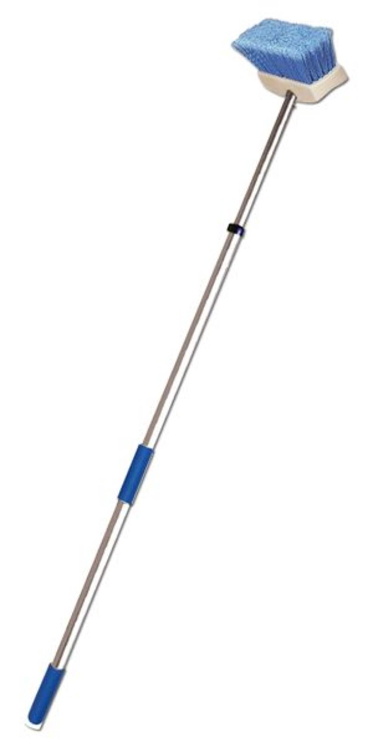 Star Brite Telescoping Deluxe Deck Brush Kit, Blue Front_Angled_Left