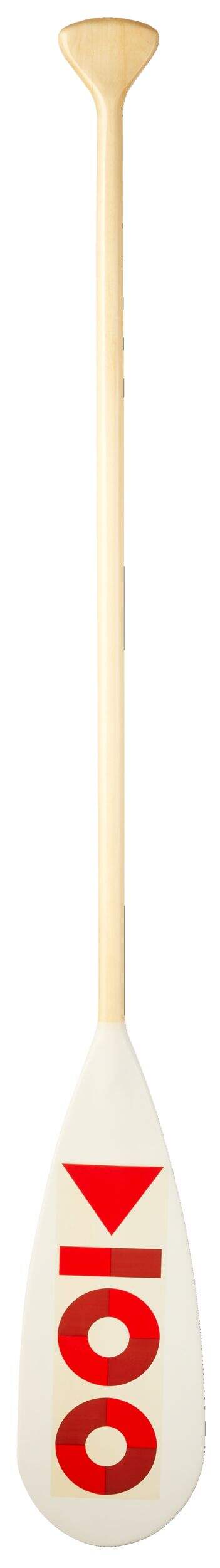 Canadian Tire 100th Anniversary Special Edition Wood Beavertail Canoe Paddle, 60-in Front_Flat