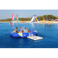 Aquaglide Inversible Lounge and Soaker Front_Angled_Right