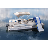 Aquaglide Pontoon Boat Slide Overhead_Plunge