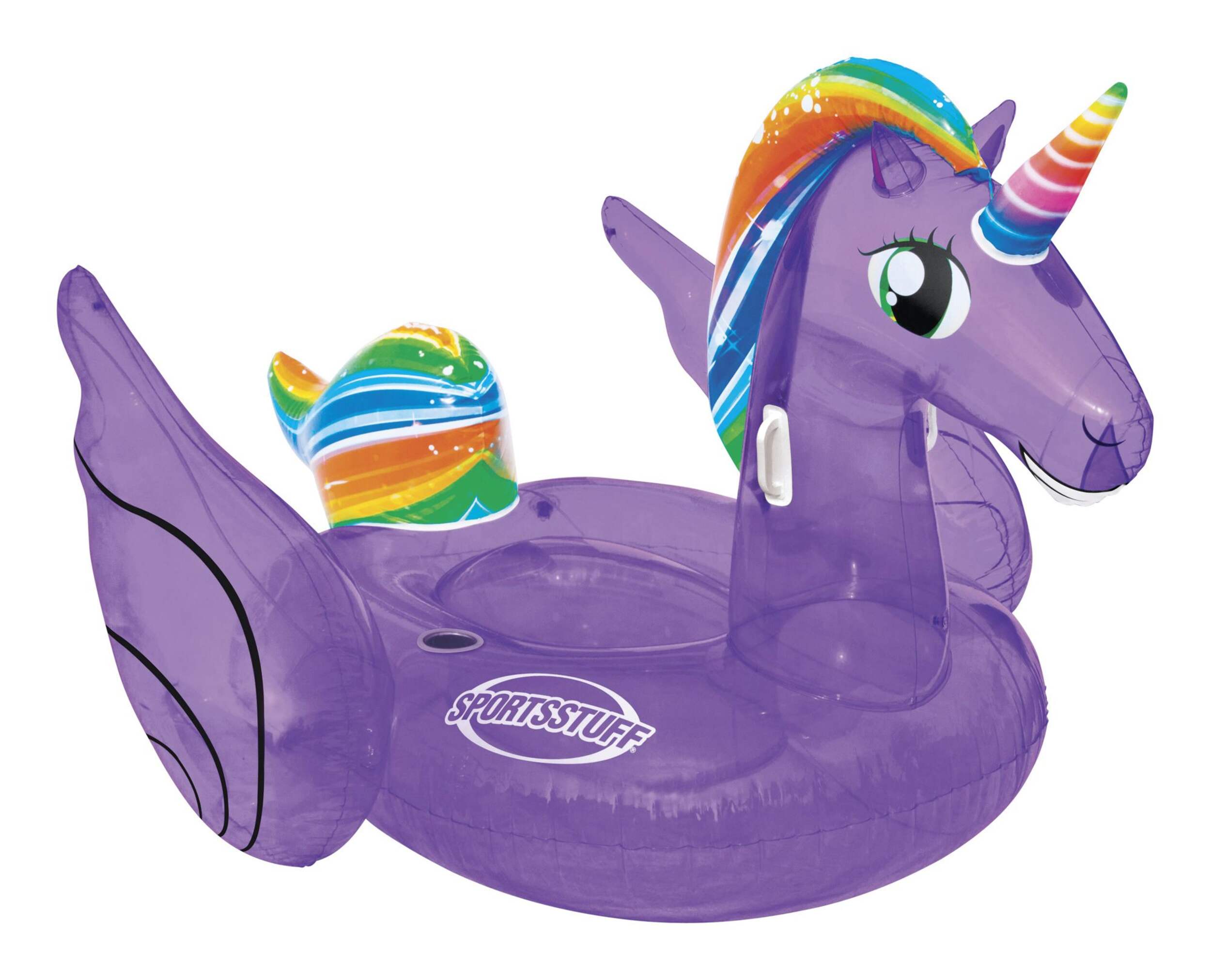 Magical Inflatable Unicorn Pool Float Front_Three_Fourths_Angled_Right