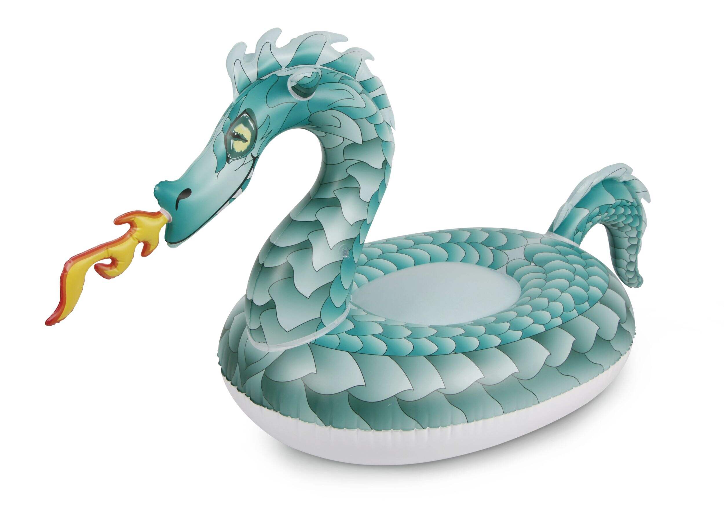 Dragon Ride-On Lake Inflatable Float/Lounger Front_Three_Fourths_Angled_Left