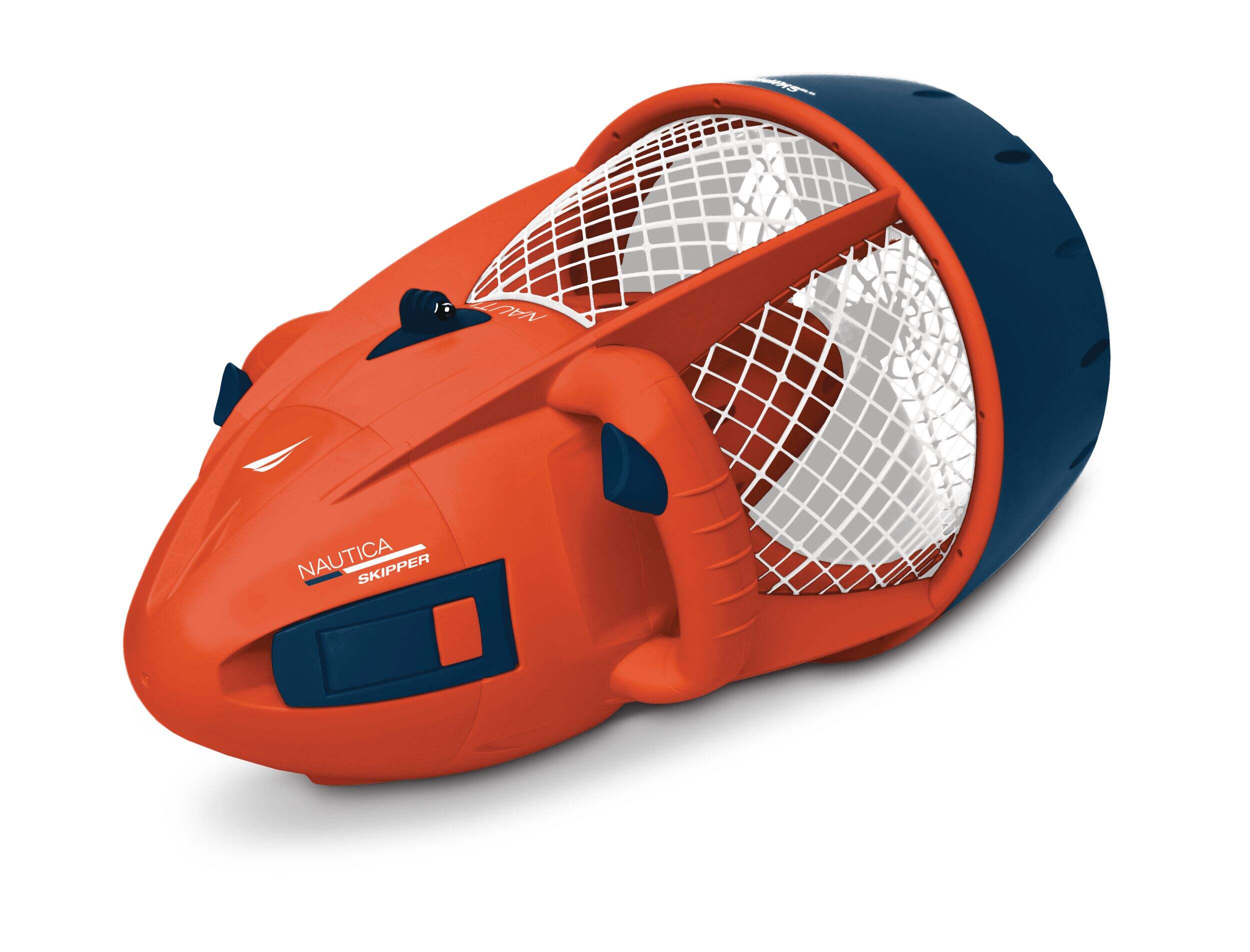 Nautica Skipper Underwater Seascooter, Orange Front_Three_Fourths_Angled_Left