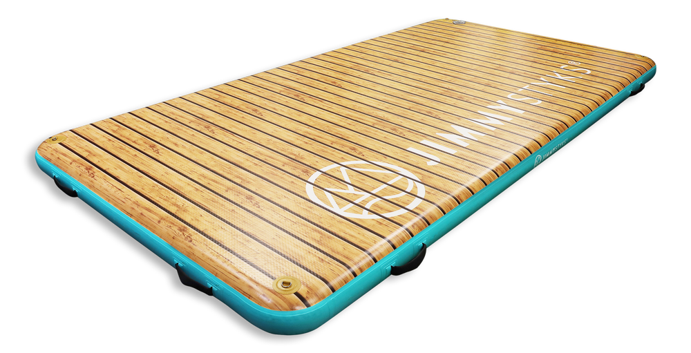 Jimmy Styks Inflatable Water Mat with Hand Pump, 12-ft