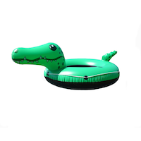Pathfinder Inflatable Crocodile River/Lake Float Tube, 1-person, Green Front_Three_Fourths_Angled_Left