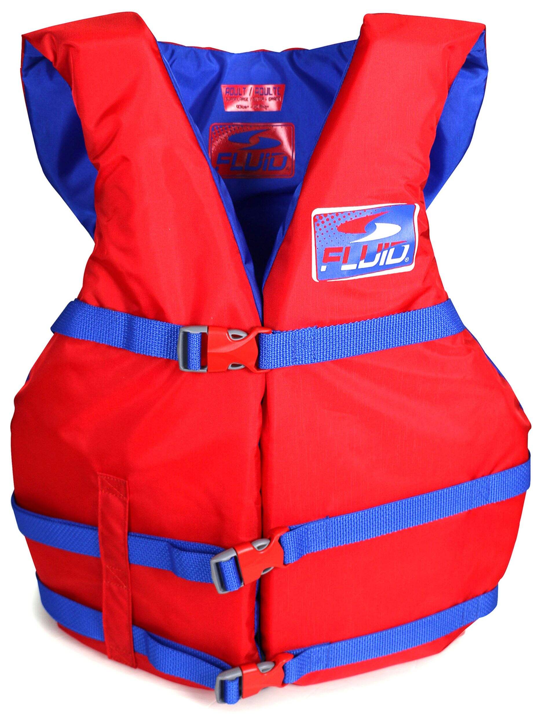VFI/gilet de sauvetage surdimensionné Fluid pour adulte, rouge Front_Elevated