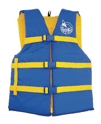 Fluid Universal Three Belt PFD Life Jacket Yellow