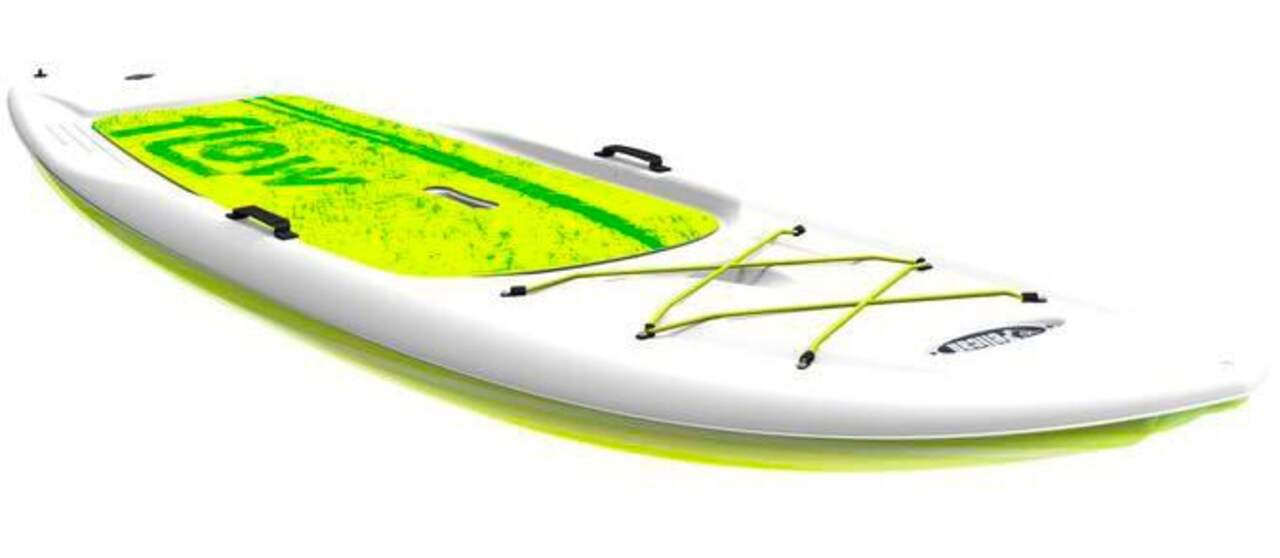 Pelican Vibe 80 Junior 1-Person Stand Up Paddle Board, Lime, 8-ft