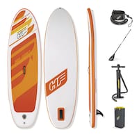 Bestway Hydro-Force Aqua Journey Inflatable Stand Up Paddle Board, 9-ft Composite_or_Mixed