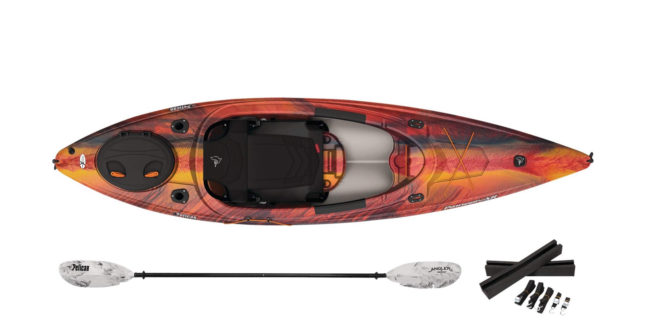 Pelican Pioneer 100XR Sit-In Kayak Combo Composite_or_Mixed
