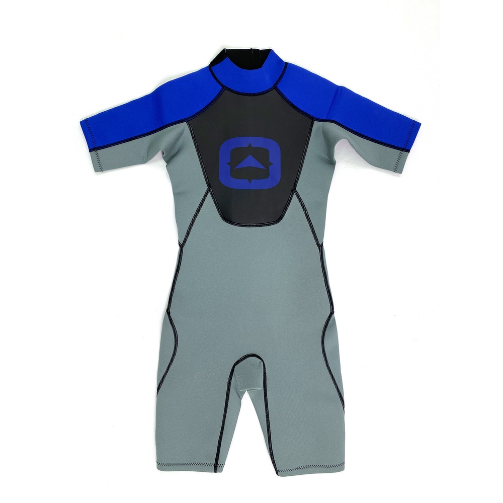 Outbound Youth Shorty Wetsuit/Springsuit, Blue, Size 10 Canadian Tire