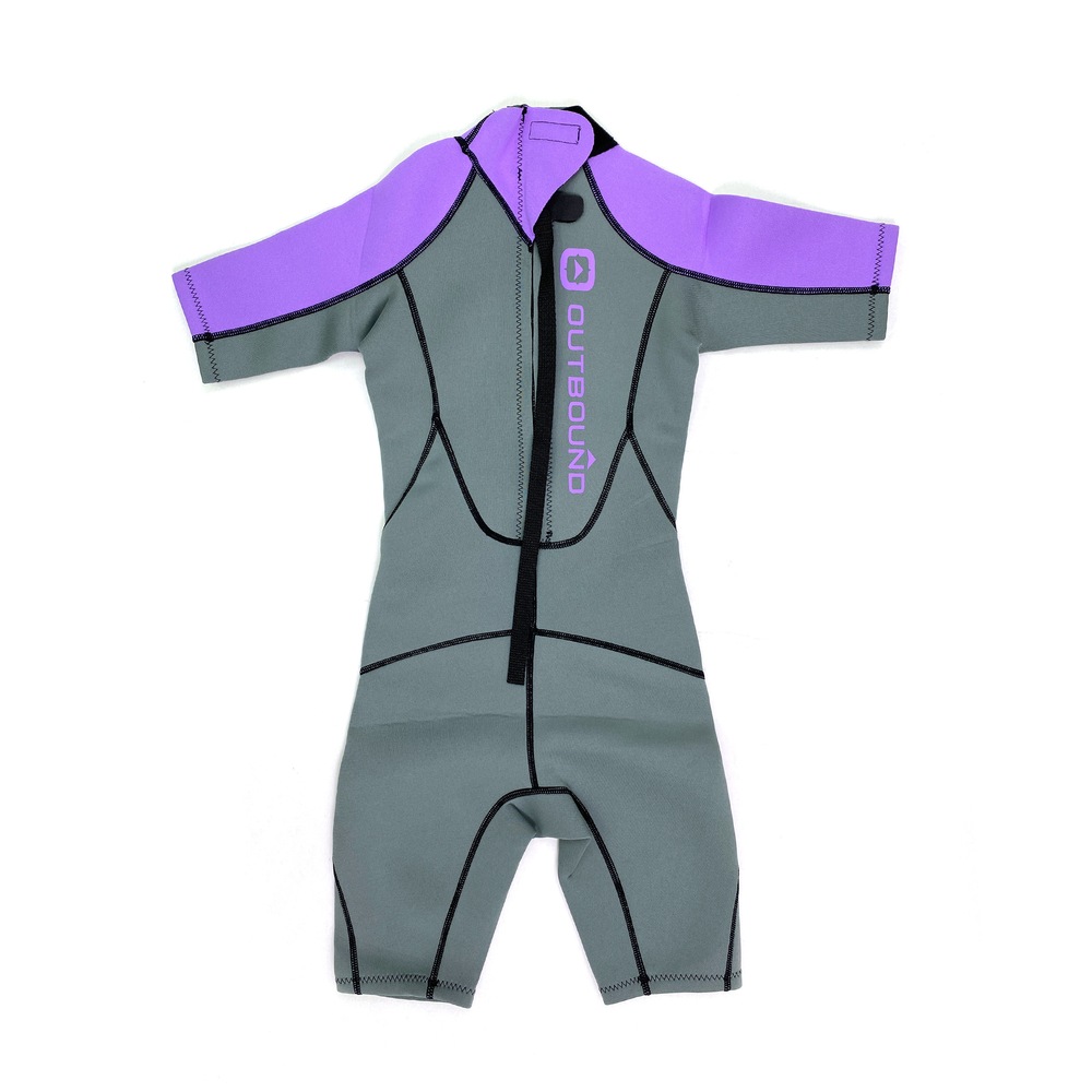 Outbound Youth Shorty Wetsuit/Springsuit, Blue, Size 10 Canadian Tire