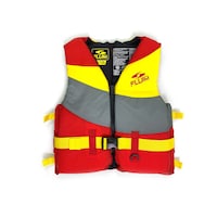 Fluid Deluxe Adult Nylon PFD/Life Jacket, XX-Large/XXX-Large, Assorted Colours Front_Flat