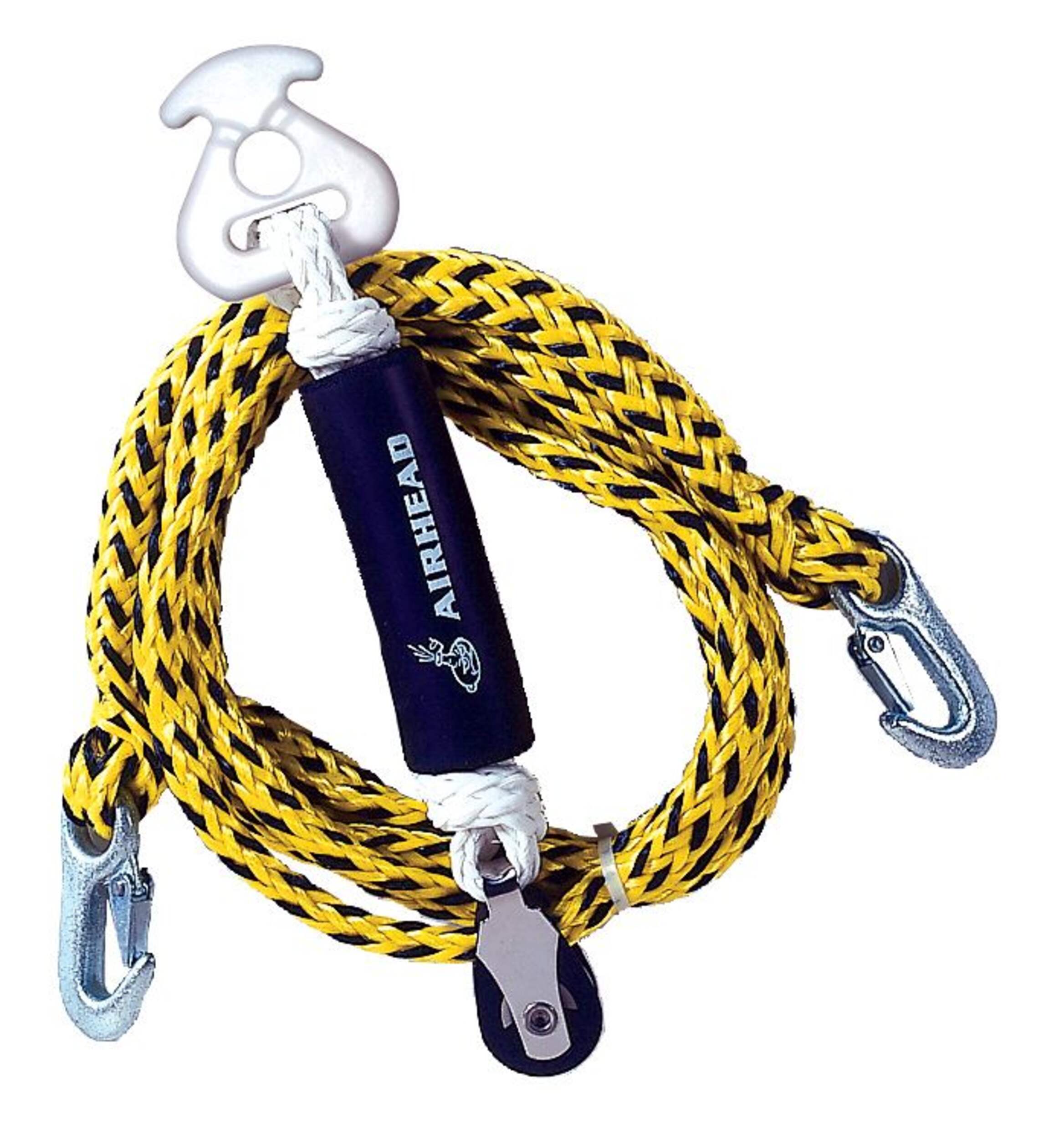 Airhead Water Sport Self-Centering Heavy-Duty Tow Harness, Yellow, 12-ft Composite_or_Mixed