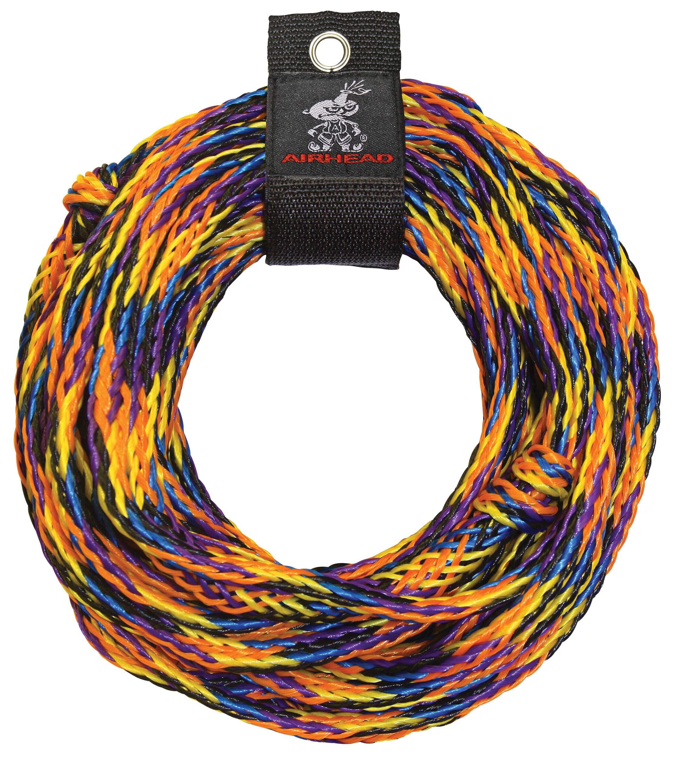 Airhead Deluxe Water Sport Heavy-Duty 2-Rider Tow Rope, 60-ft Front_Flat