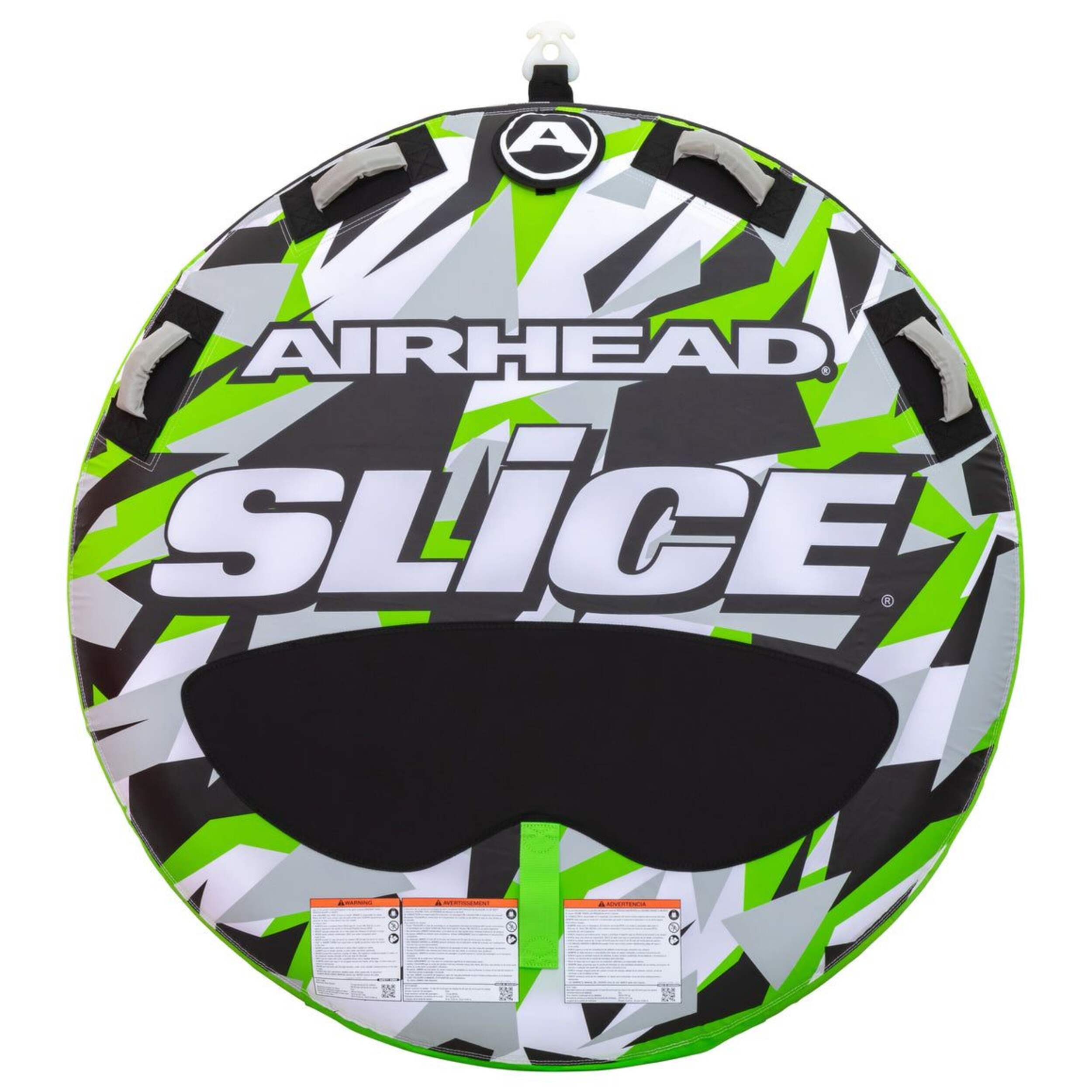 Bouée tractable gonflable Airhead Slice pour 2 passagers, camouflage Overhead_Flat