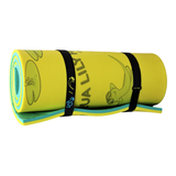 Aqua Lily Pad 3-Layer Lake/River Floating Water Mat, 1-Person Raft Front_Three_Fourths_Angled_Right