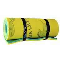 Aqua Lily Pad 3-Layer Lake/River Floating Water Mat, 1-Person Raft Front_Three_Fourths_Angled_Right