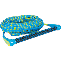 Connelly Proline Performance Water Sport Heavy Duty Wake/Wakeboard Rope, Blue/Yellow, 70-ft Front_Three_Fourths_Angled_Right