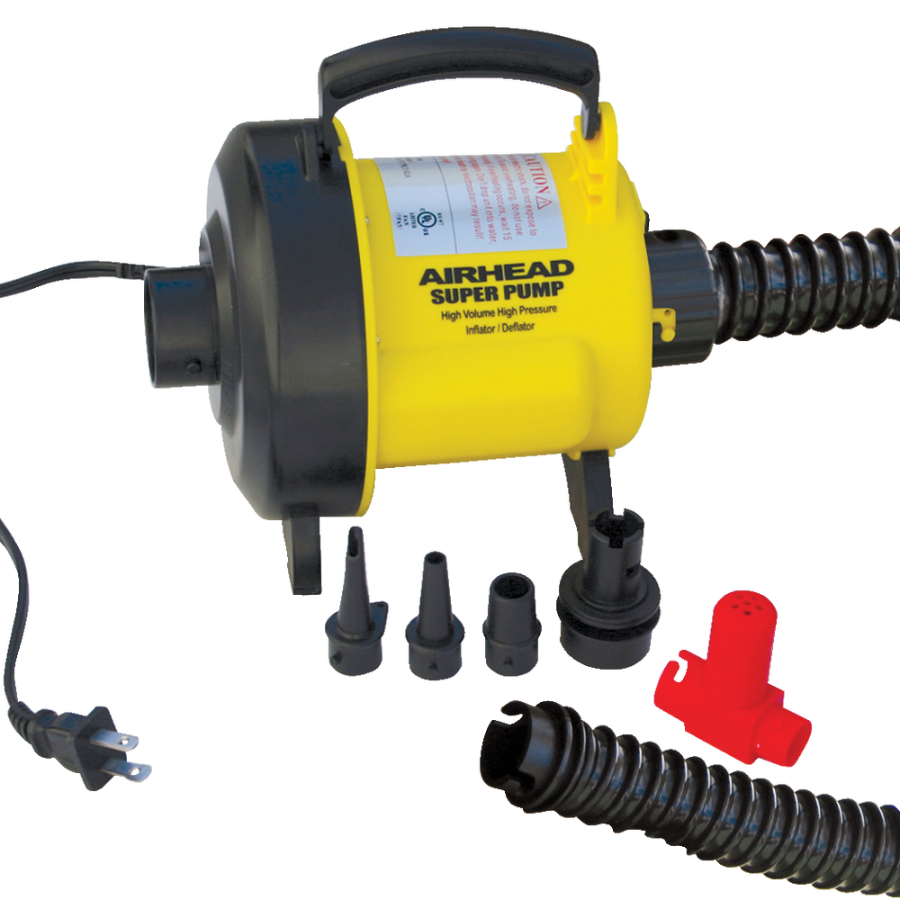 Airhead Super Pump 120V HIgh Volume High Pressure Inflator/Deflator