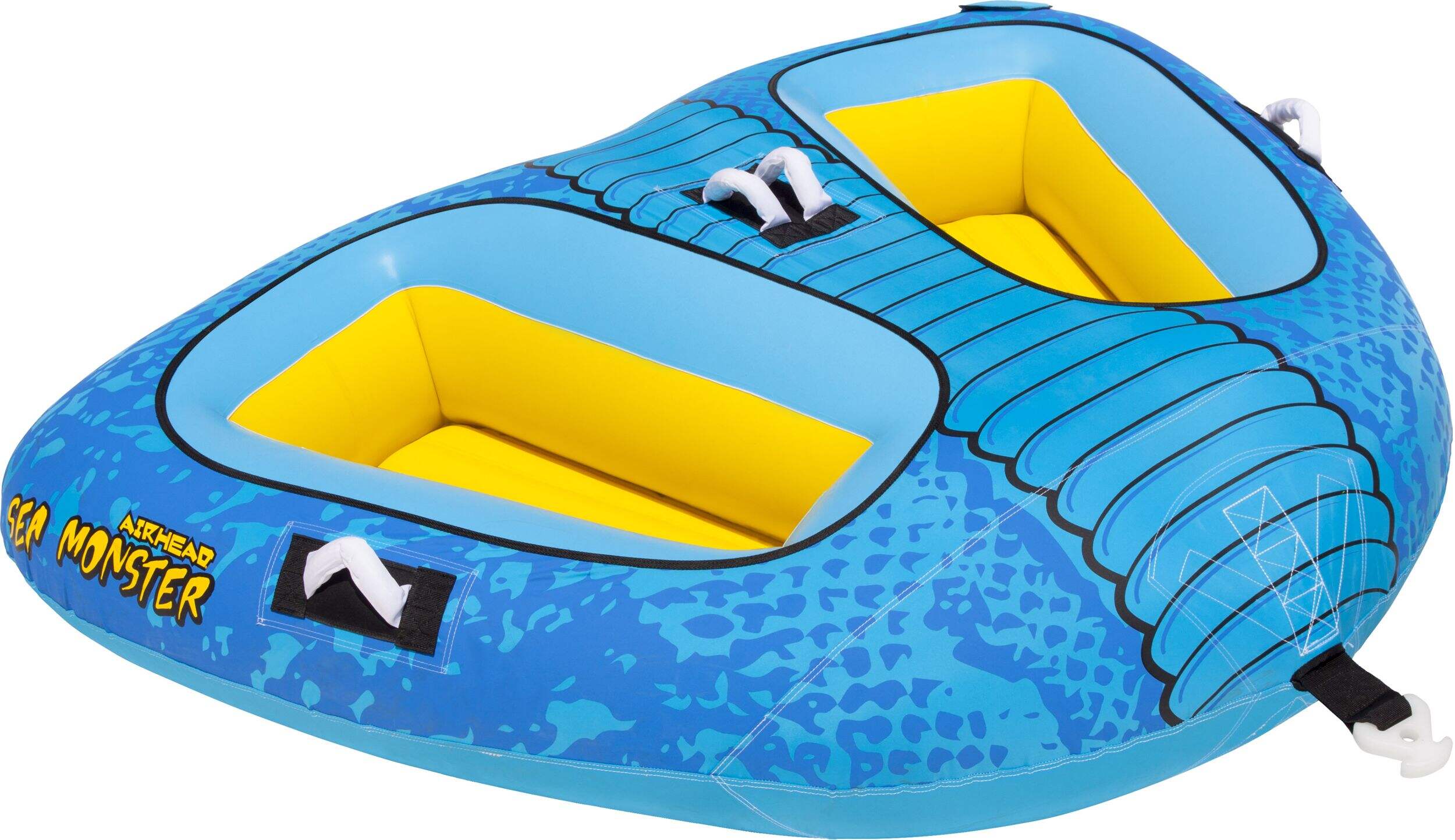 Airhead Sea Monster 3Part Airpump Inflatible Water Boating 4Riders