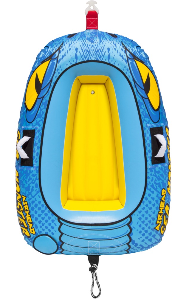 Airhead Sea Monster 3Part Airpump Inflatible Water Boating 4Riders