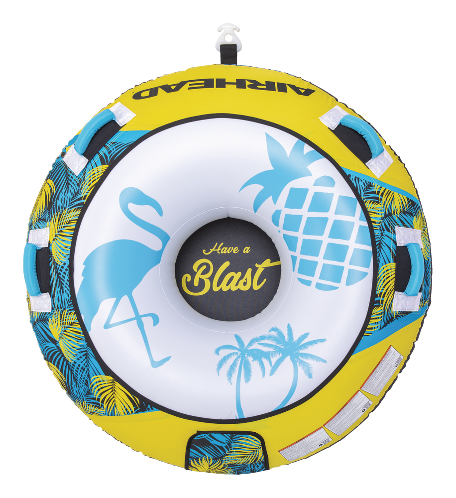 Airhead Blast AirPump Inflatable Water Boating 1Rider Towable Tube