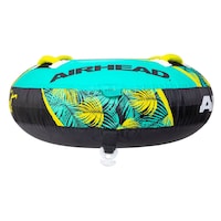 Bouée tractable gonflable pour 2 passagers pompes à air Airhead Blast 2, vert