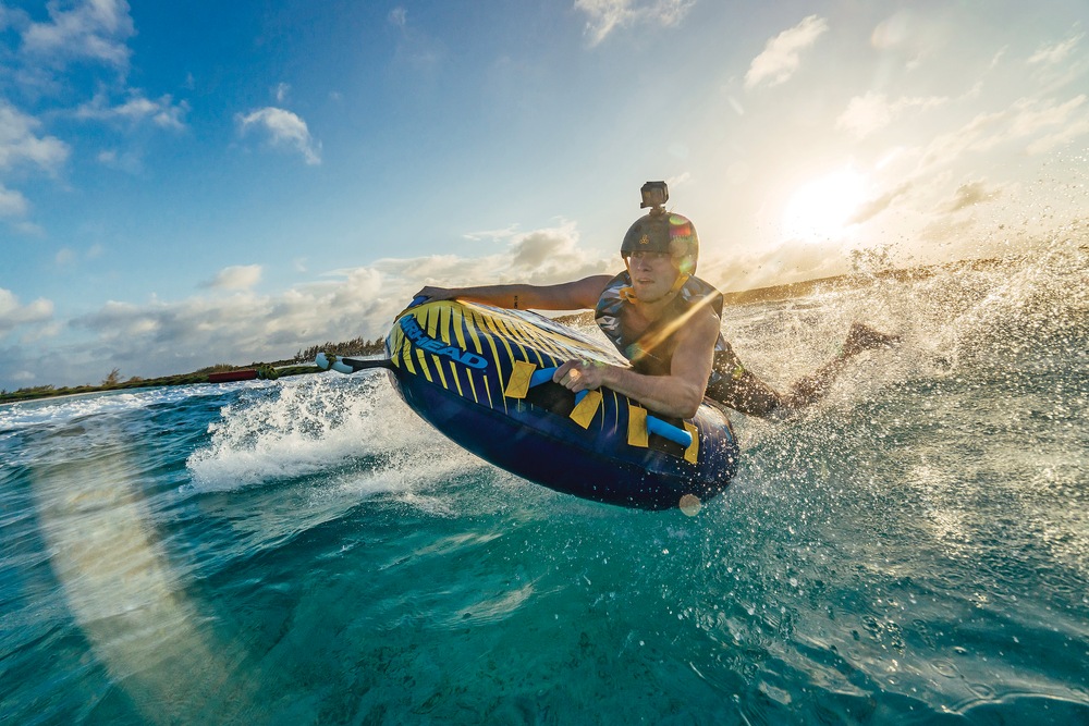 Airhead Strike AirPump Inflatable Water Boating 1Rider Towable Tube