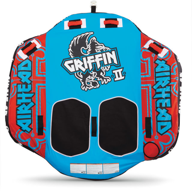 Airhead Griffin 2 AirPump Inflatable Water Boating 2Rider Towable