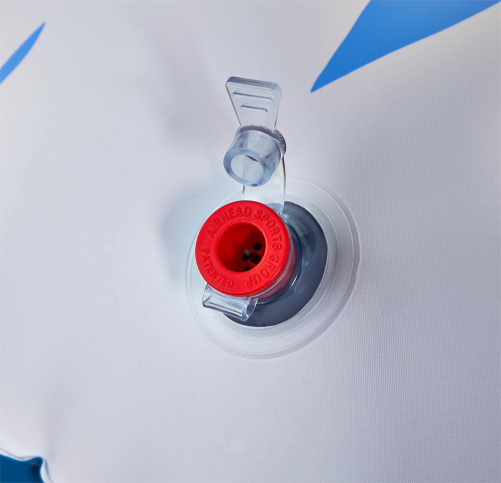 Outbound AirPump Inflatable Water Boating 1Rider Towable Tube, White