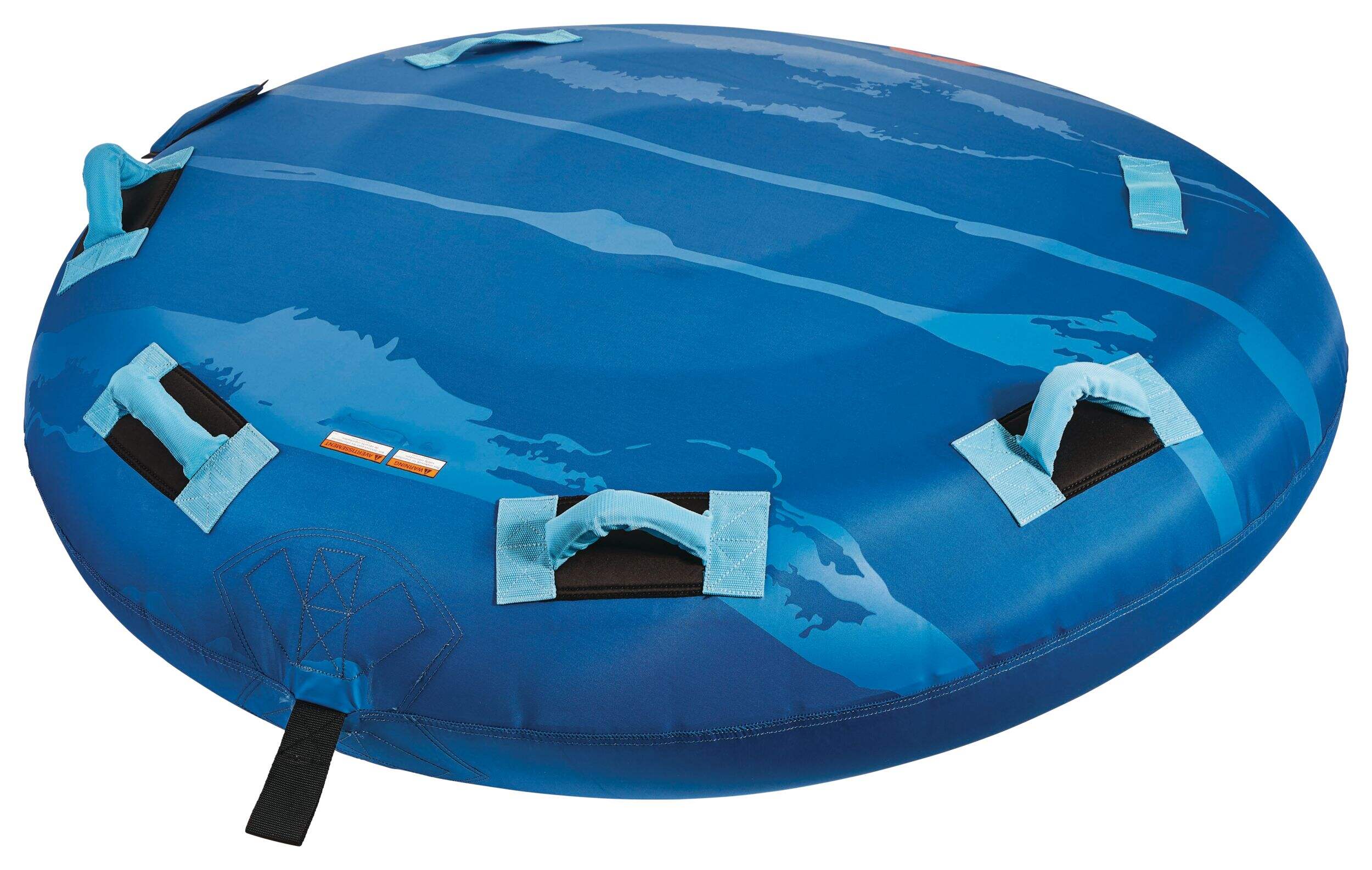 Bouée tractable gonflable pour 2 passagers pompes à air Outbound, bleu Front_Elevated