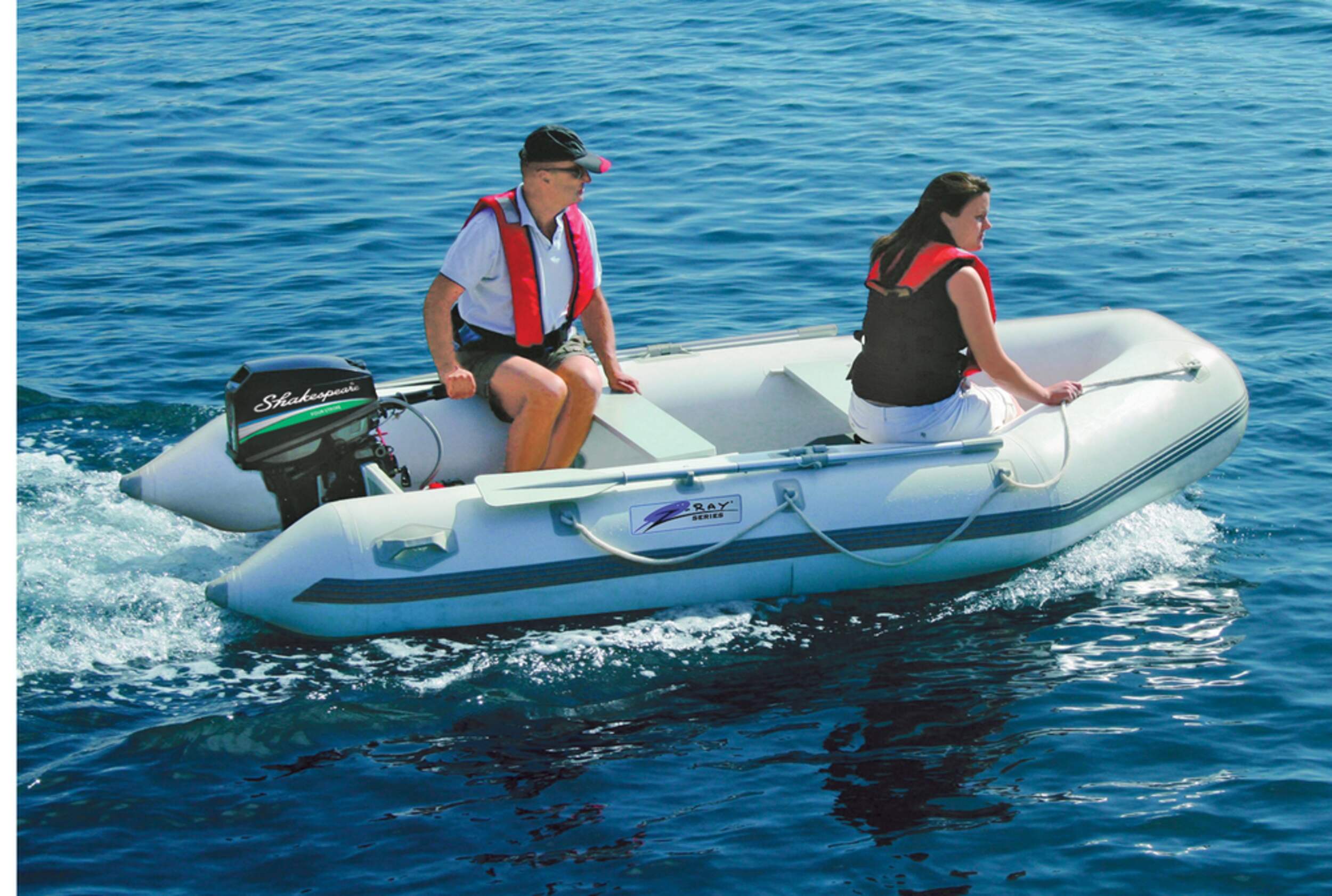 Inflatable Z-ray Boat Back_Angled_Right