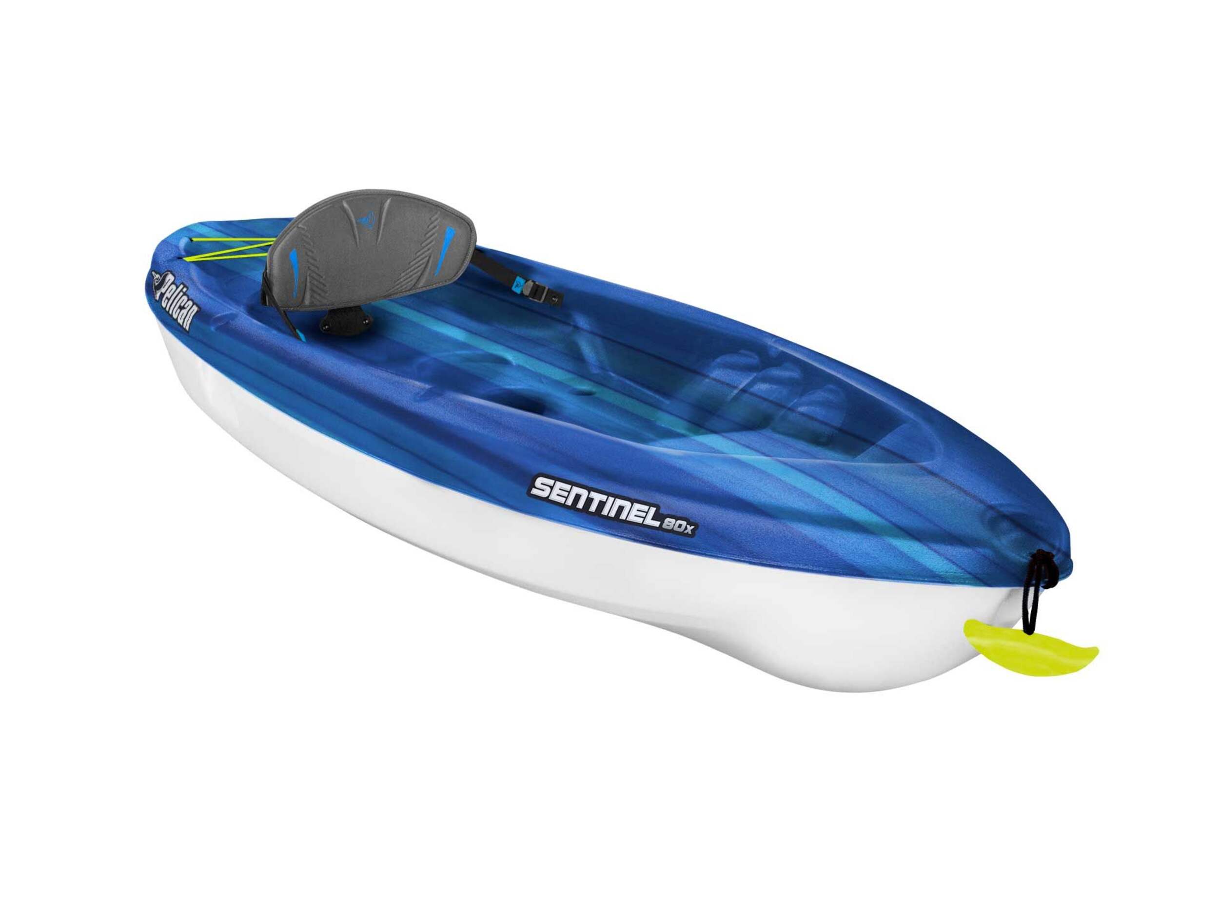 Pelican Sonic 80X/Sentinel 80X Sit-On 1-Person Kids Kayak, 7.9-ft Front_Three_Fourths_Angled_Right