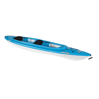 Kayak tandem pour 2 personnes Pelican 136T, cyan/blanc, 13,6 pi