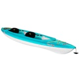 Pelican 136T Tandem 2-Person Kayak, Cyan/White, 13.6-ft Front_Angled_Right