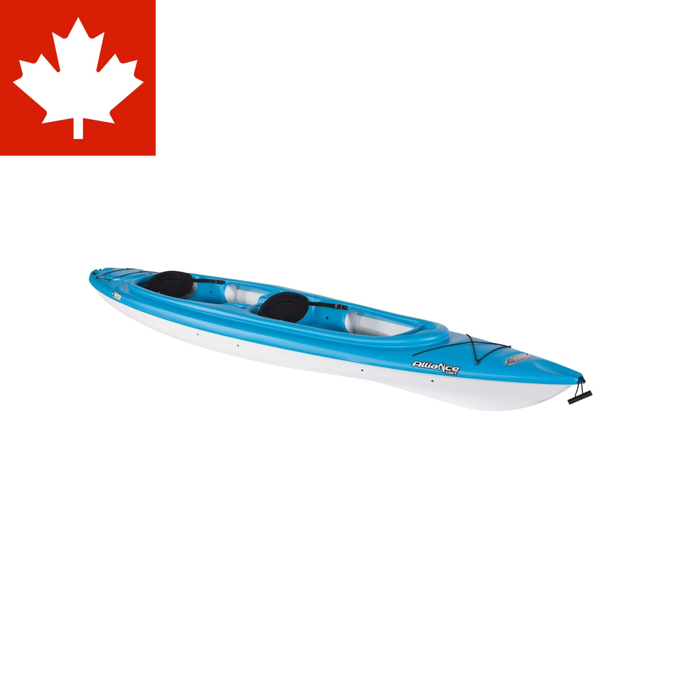 ペリカン　2 Pelican 136T Tandem 2-Person Kayak, Cyan/White, 13.6-ft